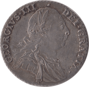 1787 SHILLING ( AUNC ) - Sixpence - Cambridgeshire Coins