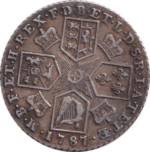 1787 SHILLING ( EF ) - SHILLING - Cambridgeshire Coins