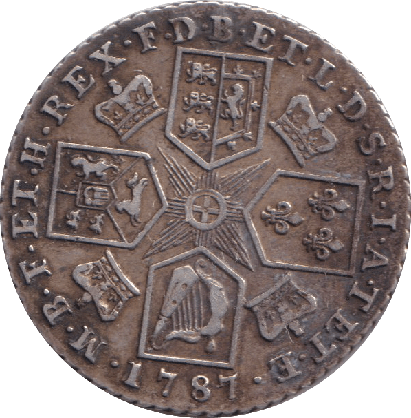 1787 SHILLING ( EF ) - SHILLING - Cambridgeshire Coins