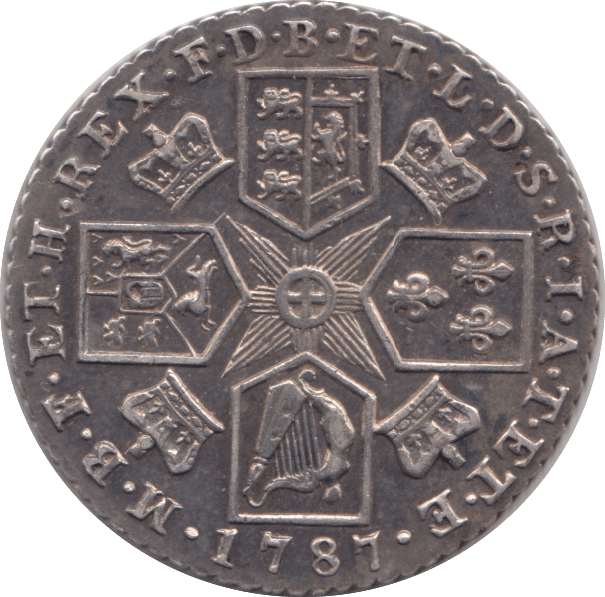 1787 SHILLING ( EF ) - Shilling - Cambridgeshire Coins