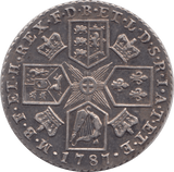 1787 SHILLING ( EF ) - Shilling - Cambridgeshire Coins