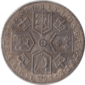 1787 SHILLING ( EF ) - SHILLING - Cambridgeshire Coins