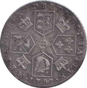 1787 SHILLING ( EF ) - SHILLING - Cambridgeshire Coins