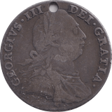 1787 SHILLING ( GF ) HOLED - SHILLING - Cambridgeshire Coins