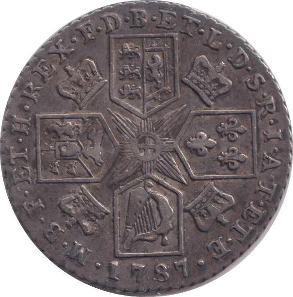 1787 SHILLING ( GVF ) - SHILLING - Cambridgeshire Coins