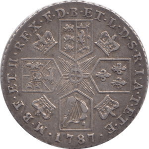 1787 SHILLING ( GVF ) - Shilling - Cambridgeshire Coins