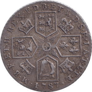 1787 SHILLING ( GVF ) - SHILLING - Cambridgeshire Coins