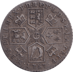 1787 SHILLING ( VF ) 8 - SHILLING - Cambridgeshire Coins