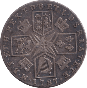 1787 SHILLING ( VF ) - SHILLING - Cambridgeshire Coins