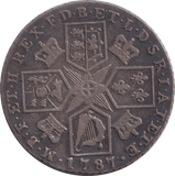 1787 SHILLING ( VF ) - SHILLING - Cambridgeshire Coins