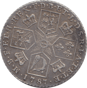 1787 SHILLING ( VF ) - SHILLING - Cambridgeshire Coins