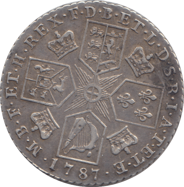 1787 SHILLING ( VF ) - SHILLING - Cambridgeshire Coins