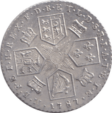 1787 SIXPENCE ( AUNC ) - SIXPENCE - Cambridgeshire Coins