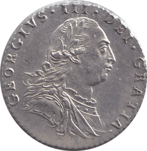 1787 SIXPENCE ( AUNC ) - SIXPENCE - Cambridgeshire Coins