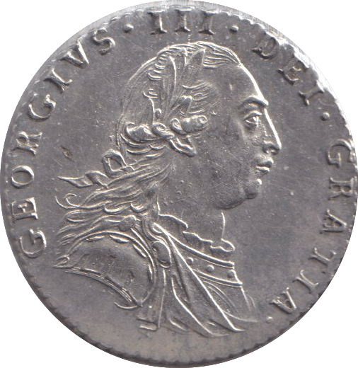 1787 SIXPENCE ( AUNC ) - SIXPENCE - Cambridgeshire Coins