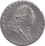 1787 SIXPENCE ( AUNC ) - SIXPENCE - Cambridgeshire Coins