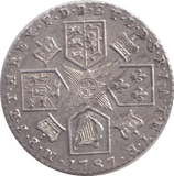 1787 SIXPENCE ( EF ) - SIXPENCE - Cambridgeshire Coins
