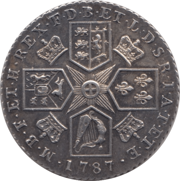 1787 SIXPENCE ( EF ) - Sixpence - Cambridgeshire Coins