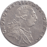1787 SIXPENCE ( EF ) - SIXPENCE - Cambridgeshire Coins