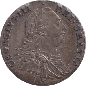 1787 SIXPENCE ( EF ) - WORLD COINS - Cambridgeshire Coins