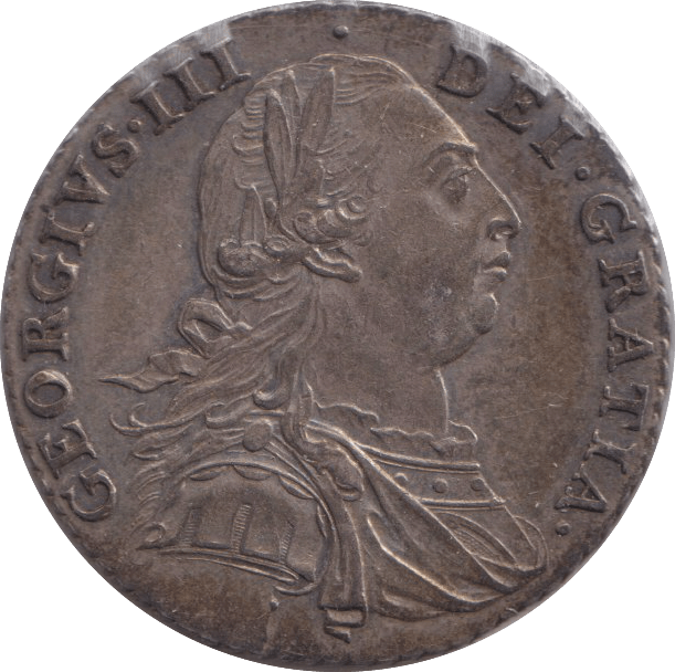 1787 SIXPENCE ( EF ) - WORLD COINS - Cambridgeshire Coins