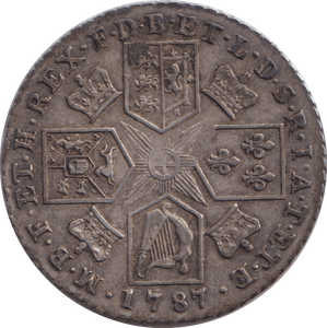 1787 SIXPENCE ( EF ) - WORLD COINS - Cambridgeshire Coins