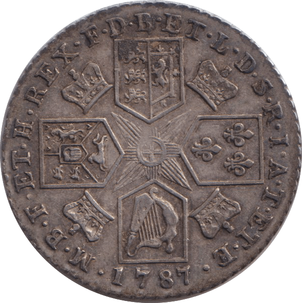 1787 SIXPENCE ( EF ) - WORLD COINS - Cambridgeshire Coins