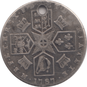 1787 SIXPENCE ( FINE ) - Sixpence - Cambridgeshire Coins