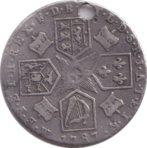 1787 SIXPENCE ( FINE ) - SIXPENCE - Cambridgeshire Coins