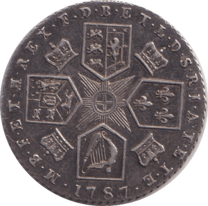 1787 SIXPENCE ( GVF ) - SIXPENCE - Cambridgeshire Coins