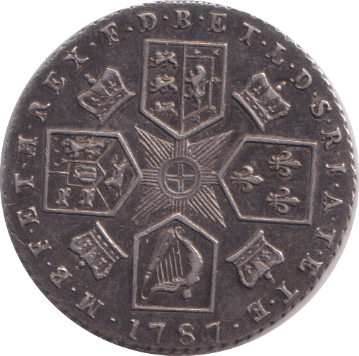 1787 SIXPENCE ( GVF ) - SIXPENCE - Cambridgeshire Coins