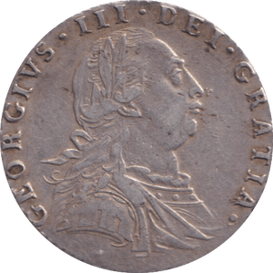1787 SIXPENCE ( GVF ) - SIXPENCE - Cambridgeshire Coins