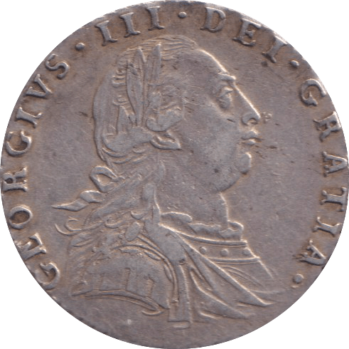 1787 SIXPENCE ( GVF ) - SIXPENCE - Cambridgeshire Coins
