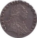 1787 SIXPENCE ( GVF ) - SIXPENCE - Cambridgeshire Coins