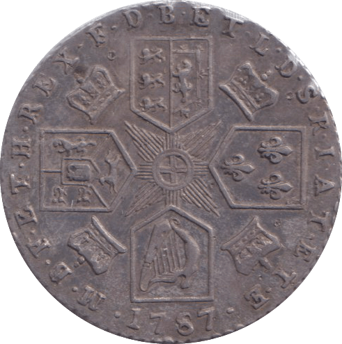 1787 SIXPENCE ( GVF ) - SIXPENCE - Cambridgeshire Coins