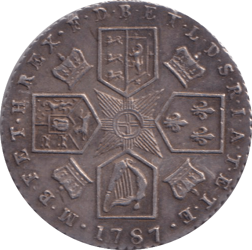1787 SIXPENCE ( GVF ) - SIXPENCE - Cambridgeshire Coins