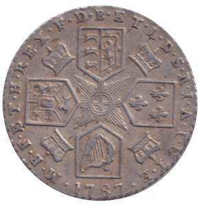 1787 SIXPENCE ( GVF ) - SIXPENCE - Cambridgeshire Coins