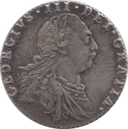 1787 SIXPENCE ( GVF ) - SIXPENCE - Cambridgeshire Coins