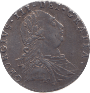 1787 SIXPENCE ( GVF ) - SIXPENCE - Cambridgeshire Coins