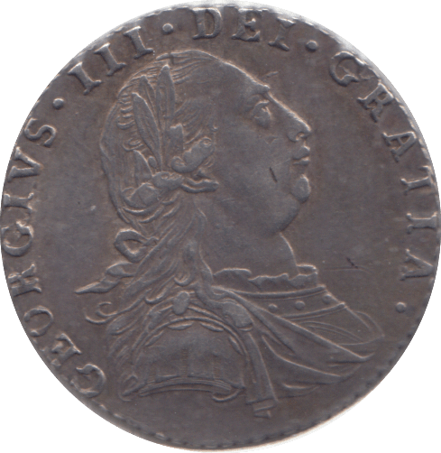 1787 SIXPENCE ( GVF ) - SIXPENCE - Cambridgeshire Coins