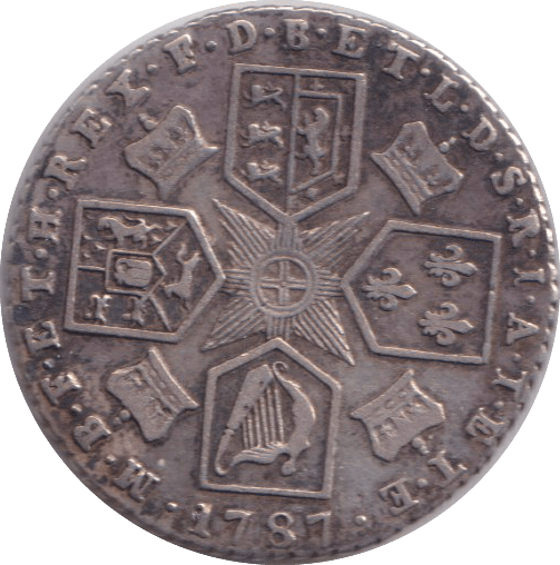 1787 SIXPENCE ( GVF ) - SIXPENCE - Cambridgeshire Coins