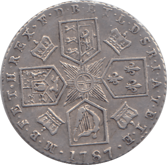 1787 SIXPENCE ( GVF ) - SIXPENCE - Cambridgeshire Coins