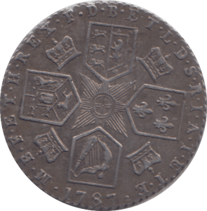 1787 SIXPENCE ( GVF ) - SIXPENCE - Cambridgeshire Coins