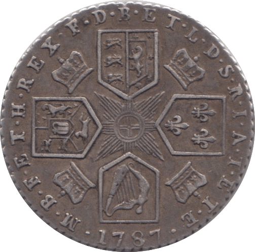1787 SIXPENCE ( GVF ) - WORLD COINS - Cambridgeshire Coins