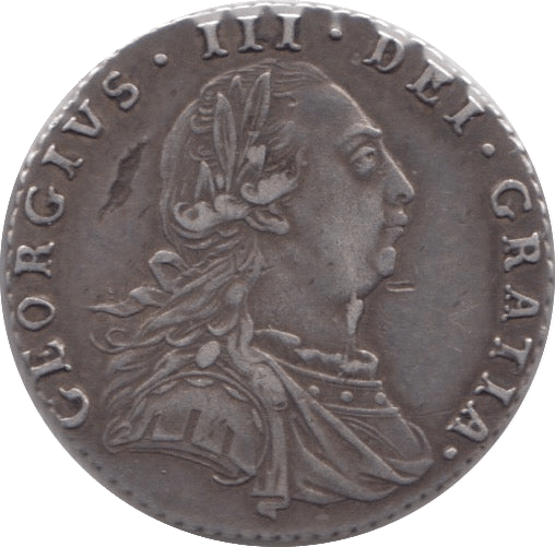 1787 SIXPENCE ( GVF ) - WORLD COINS - Cambridgeshire Coins