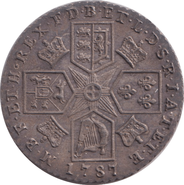 1787 SIXPENCE ( UNC ) - SIXPENCE - Cambridgeshire Coins