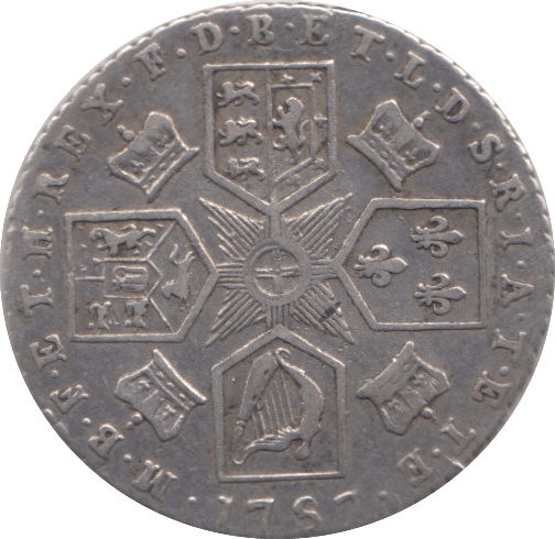 1787 SIXPENCE ( VF ) - SIXPENCE - Cambridgeshire Coins