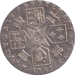 1787 SIXPENCE ( VF ) - SIXPENCE - Cambridgeshire Coins