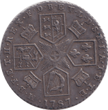 1787 SIXPENCE ( VF ) - SIXPENCE - Cambridgeshire Coins