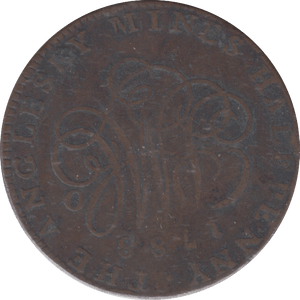 1788 ANGLESEY HALFPENNY TOKEN - HALFPENNY TOKEN - Cambridgeshire Coins